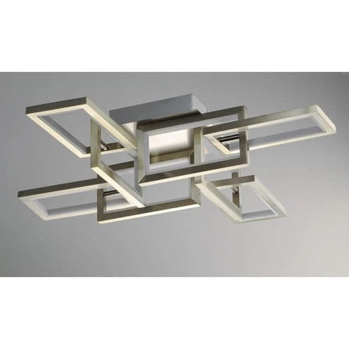 ET2 Contemporary Lighting E20352-SN Link Flush Mount Satin Nickel - Picture 2 of 8