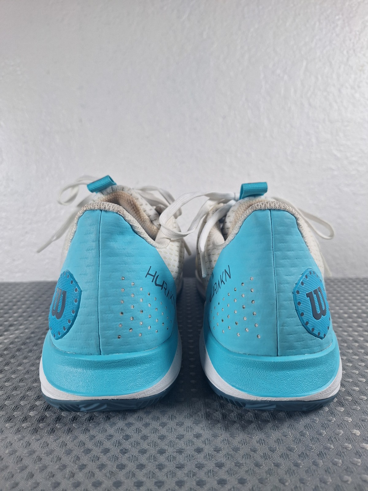 Wilson Women's Rush Pro Tennis Shoes 145464 White Blue Sz 7