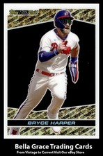 2021 Topps Chrome Update Bryce Harper #BGC-6 Phillies Topps Black Gold