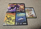 Playstation 2 5 Game Lot Spyro Enter The Dragonfly Shrek 2 Ecco Harvst Moon CIB