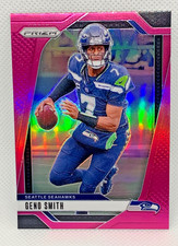 Geno Smith Panini Prizm Pink Foil Prism Insert Card #259
