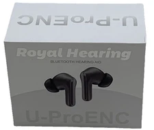Royal Hearing U-ProENC 5.3 Bluetooth Wireless Hearing Aid with Charging Case