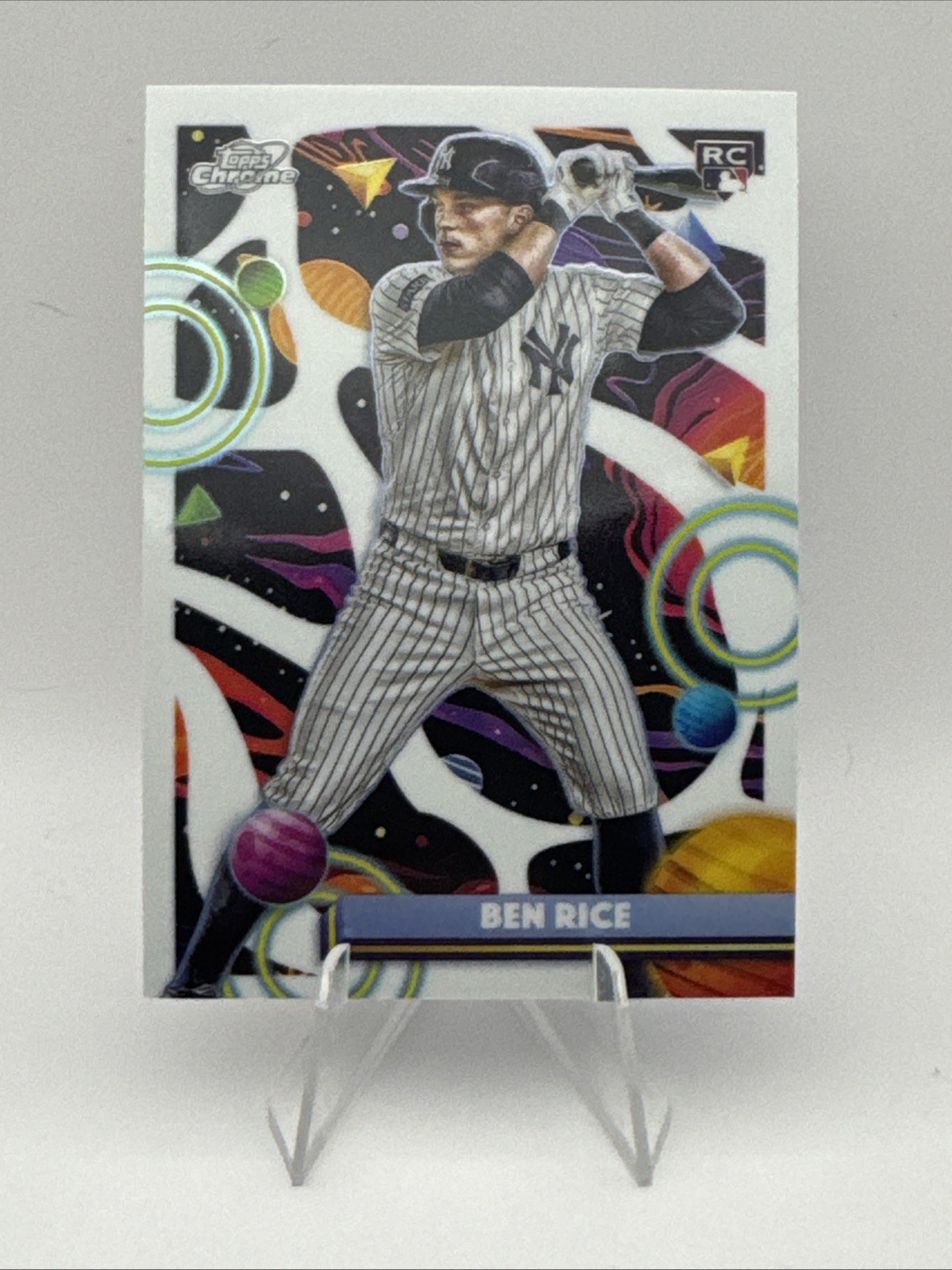 2025 Topps Cosmic Chrome White Hole Ben Rice RC #174 Refractor Case Hit SSP