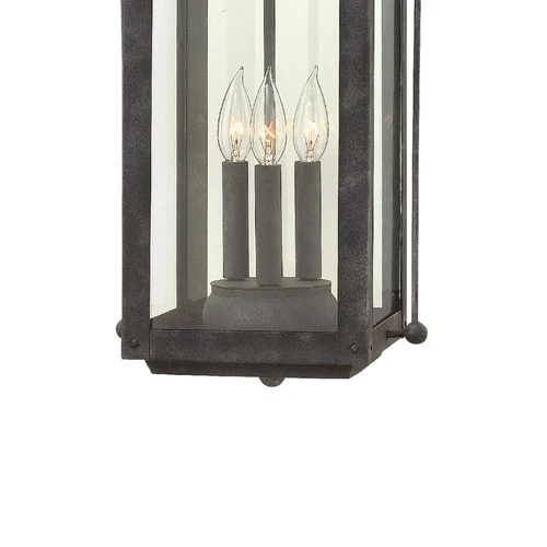Hinkley Lighting 1852-LL Anchorage 3 Light 11"W Heritage Outdoor - Aged Zinc - Picture 7 of 8