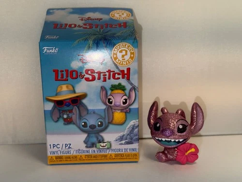 2026 Funko Disney Lilo & Stitch Angel w/ Flower GlitterMystery Minis Figure 1/72