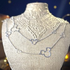 Disney Mickey Mouse Icon Link Necklace