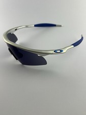 Oakley M Frame FMJ 5.56 Ice Iridium Hybrid Lens Blue Icons Ear 09-156 RARE