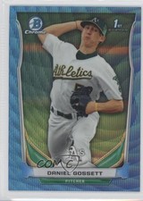 2014 Bowman Draft Chrome Blue Wave Refractor Daniel Gossett #CDP71 c5r