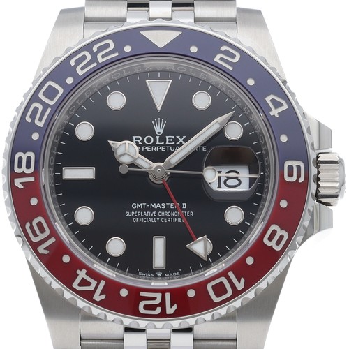ROLEX GMT-Master II Watch Jubilee 126710BLRO Stainless Steel mensWatch black...