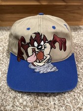 Vintage 1995 Looney Tunes Head Start Taz Tasmanian Devil Snapback Hat