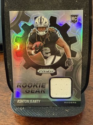 2025 Prizm Ashton Jeanty Rookie Gear Silver Prizm RC