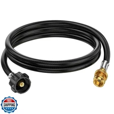6 Feet Propane Hose Adapter 1lb to 20lb Converter, Propane Tank Hose Extensio