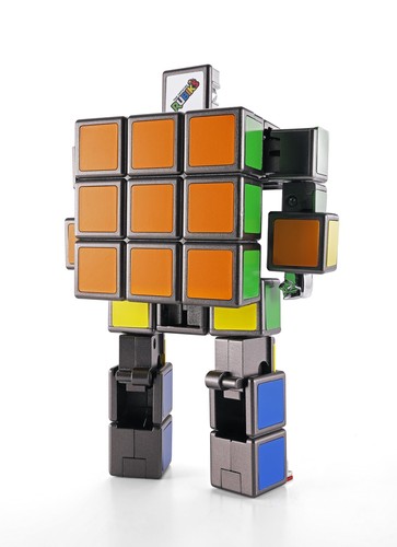 Bandai Chogokin Rubik's Cube 145mm ABS Diecast Painted Action Figure Movable Toy - Picture 8 of 8