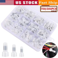 700/300PCS Closed End Crimp Cap Terminal Wire Connector 22-18 16-14 12-10AWG Kit