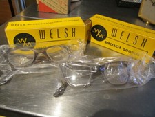  2 Pairs Of Vintage Pair of Welsh Spectacle Goggles in Original Box
