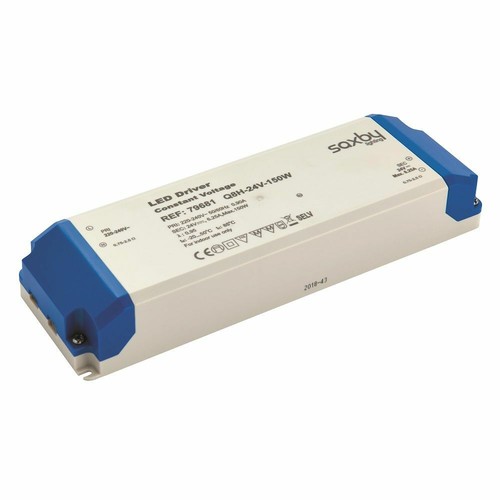 SAXBY Blanco LED Controlador de Voltaje Constante Transformador 20W/40W/75W/150W 24V IP20 - Imagen 9 de 10