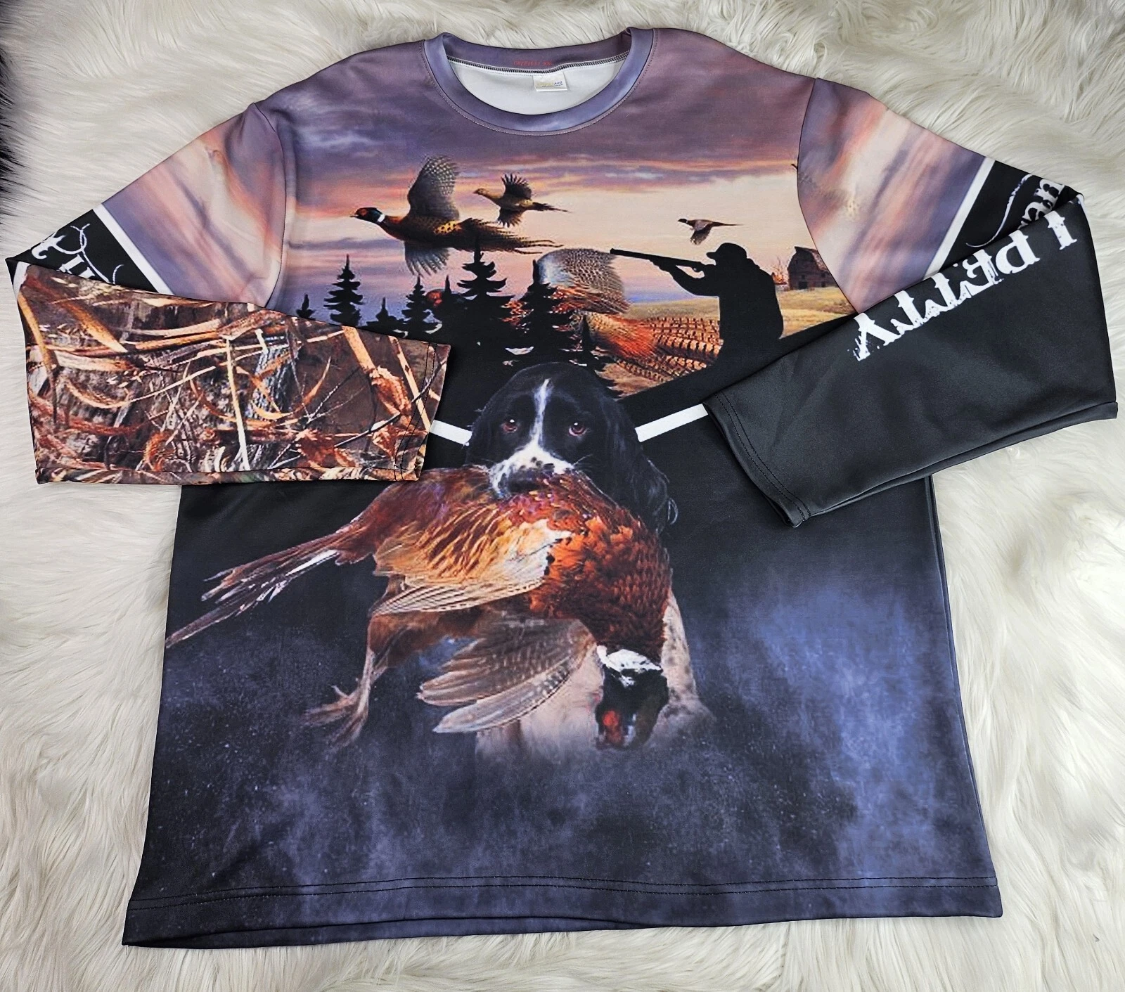 ChipteeAmz Hunting Season 3d Graphic Long Sleeve (2XL)