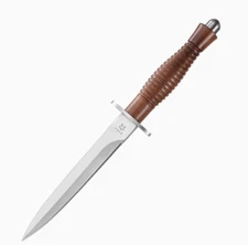 Five star Fox-593AF Walnut handle outdoor straight knife sharp hunting knife