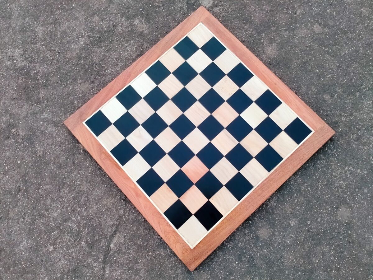 13x13''Inches Indian Handmade Wooden Best Flat Chess Board with