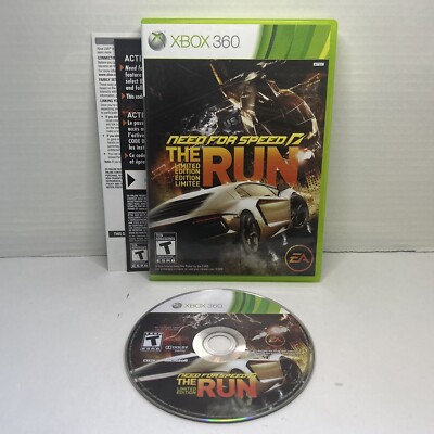 Need For Speed The Run Limited Edition Xbox 360 CIB *Read Description*