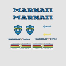 Marnati bicycle decals, Transfer, Sticker - Blau N.100