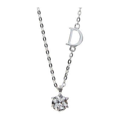 Damiani Elettra Necklace 20055954 Light Point Necklace Women New 0.25ct White Gold