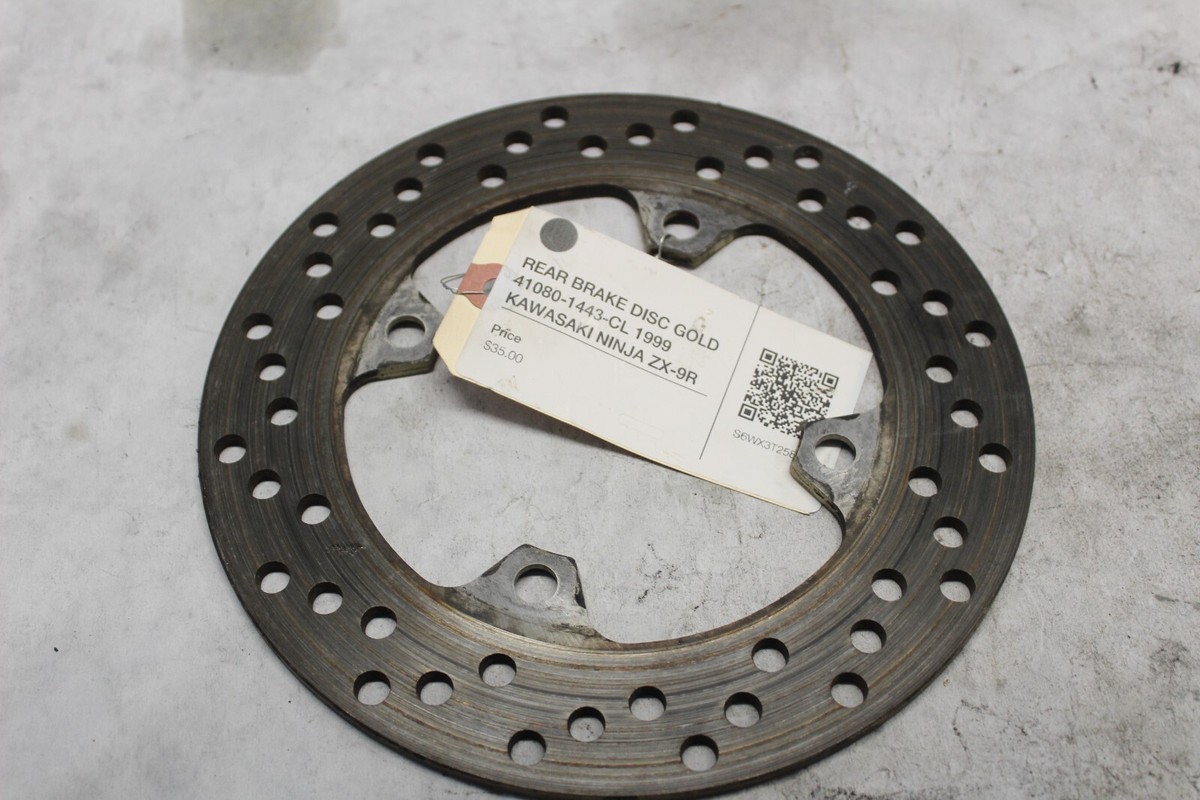 REAR BRAKE DISC GOLD 41080-1443-CL 1999 KAWASAKI NINJA ZX-9R | eBay