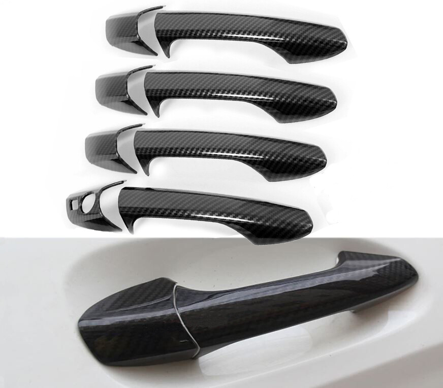 CCR Technology Door Handle Bowl Cover – Gloss Carbon Fiber Print – Fits 09-15 Mercedes GLK