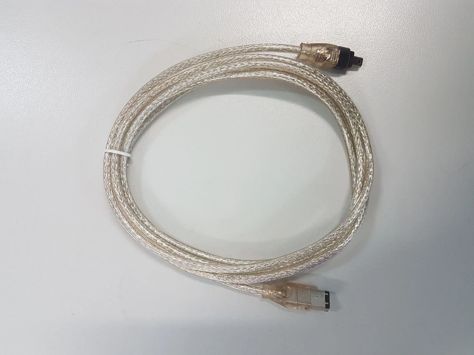 2m FireWire 6 Pin to 4 Pin Cable IEEE 1394 6P-4P Male-Male 6M/4M up to 400Mbps - Image 3 of 4