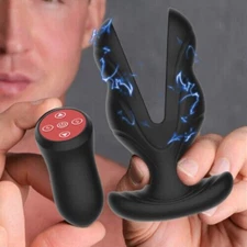 Shock Prostate Massager Dilators Vibrating Butt Plug Stimulator Remote Control