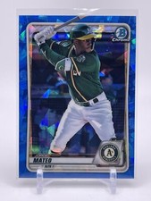 Jorge Mateo 2020 Bowman Chrome Sapphire #BCP-138 Oakland Athletics