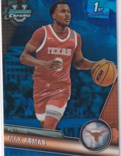 2023-24 Bowman University Chrome Sapphire #81 Max Abmas