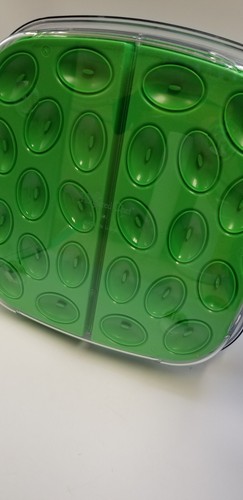 Pampered Chef 12 x 12 in Cool and Serve Square Tray Veggies Eggs party kitchen - Picture 5 of 12