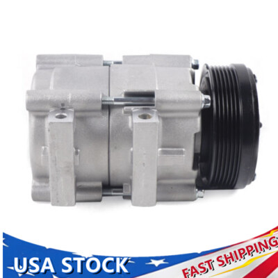 A/C Compressor For 2005-2006 Ford F-150 4.6L Air Conditioner Compressor +Clutch