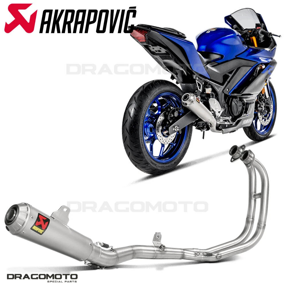 YAMAHA YZF R25 R3 MT 03 Full exhaust AKRAPOVIC RC S Y2R1 CUBSS eBay