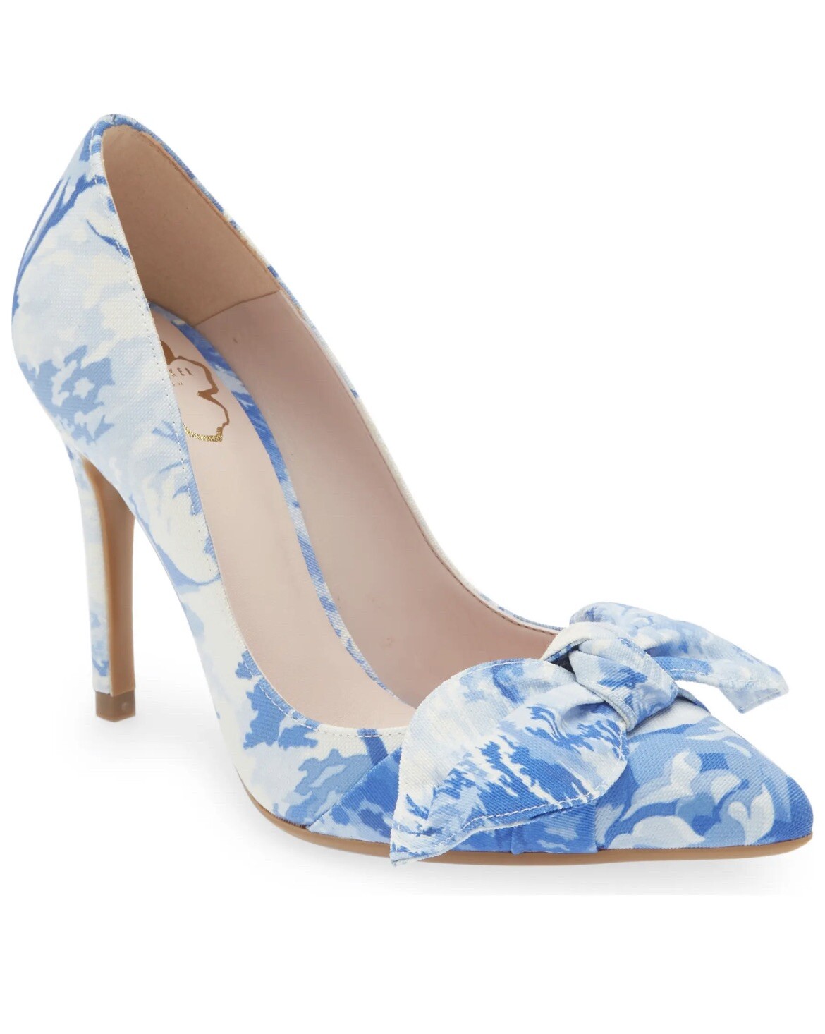 Ted Baker Ryanah Blue u0026 White Abstract Floral Flowers Heels Spring 2023 -  Easter | eBay