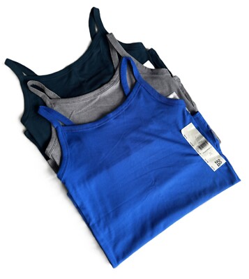 NO BOUNDARIES JUNIORS FITTED SRETCH RIB CAMI TANK TOP ALL COLORS NEW