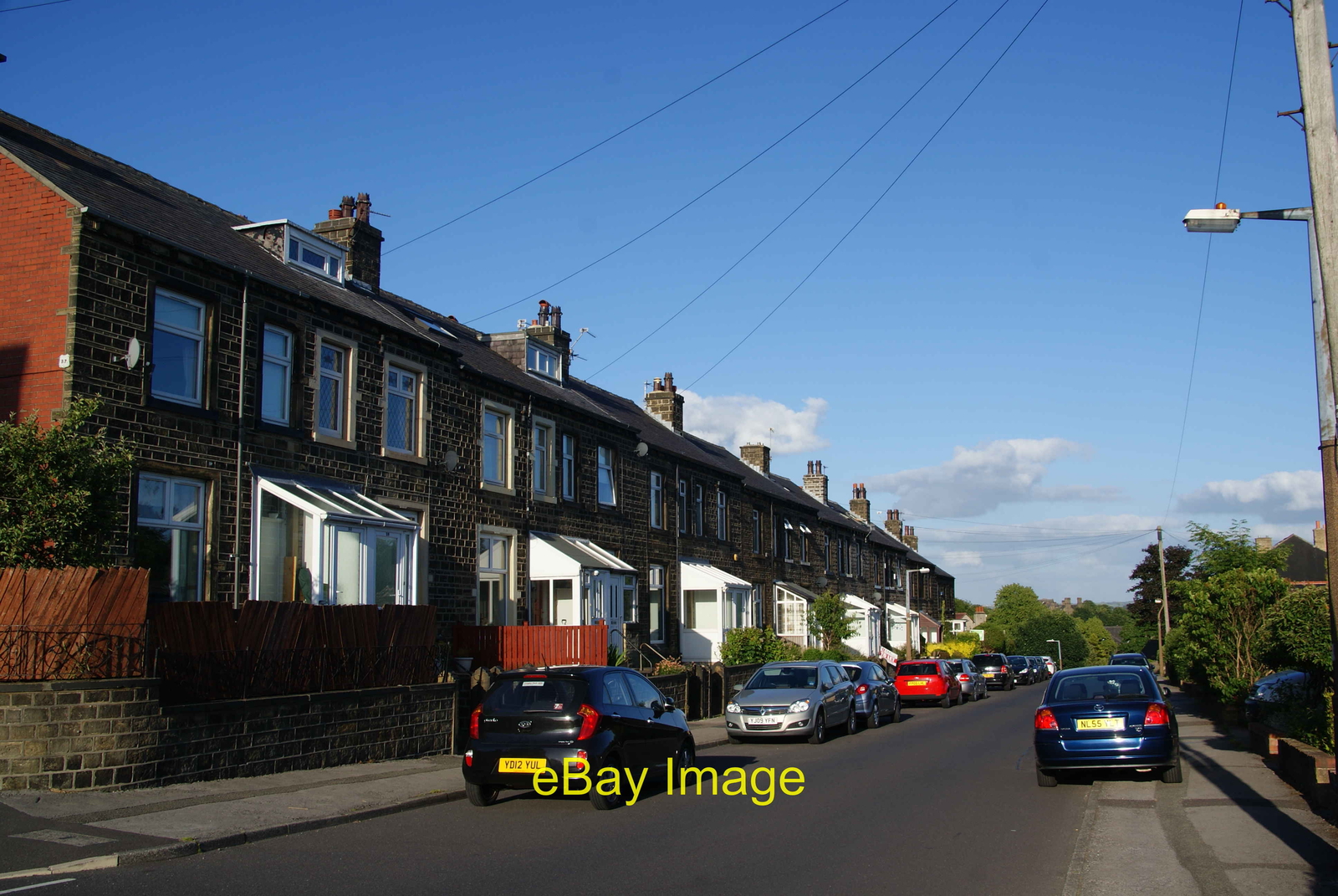 Photo 12x8 Terraced houses on Dudley Road Huddersfield c2013 eBay