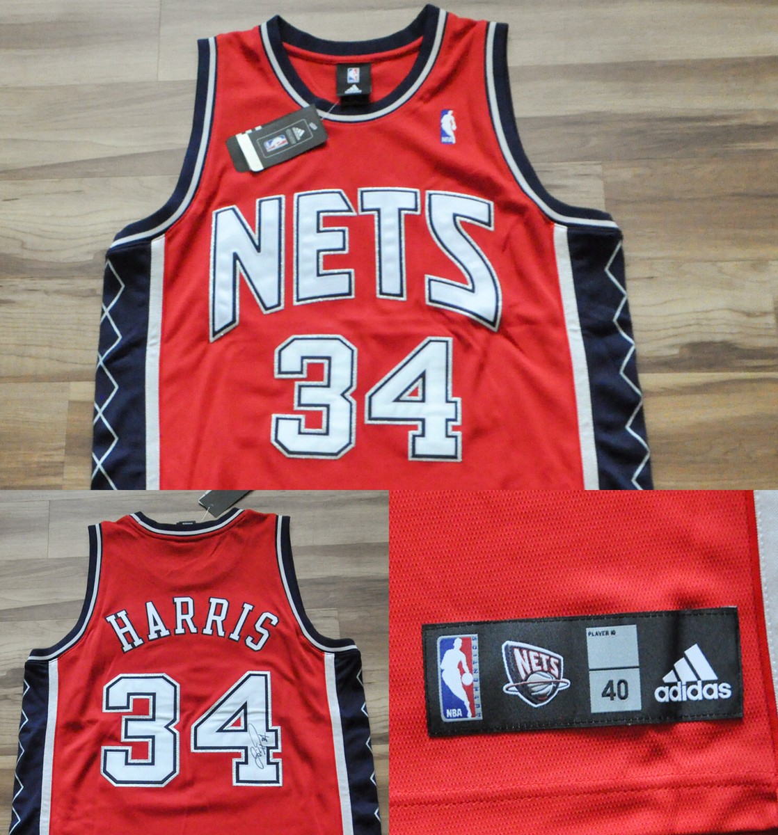 Devin Harris New Jersey Nets Adidas Authentic Red Alt NBA Sewn Men
