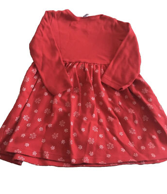 Gap Red Snowflake Christmas Holiday Dress With Red Shorts Girls 4 Years 4  XL | eBay