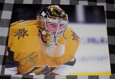 Logan Thompson Signed Las Vegas Golden Knights 8x10 Photo Stanley Cup Champion