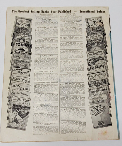 Partituras de colección Mama Don't Like Music 1935 Joe Sanders Gene Autry - Imagen 9 de 10