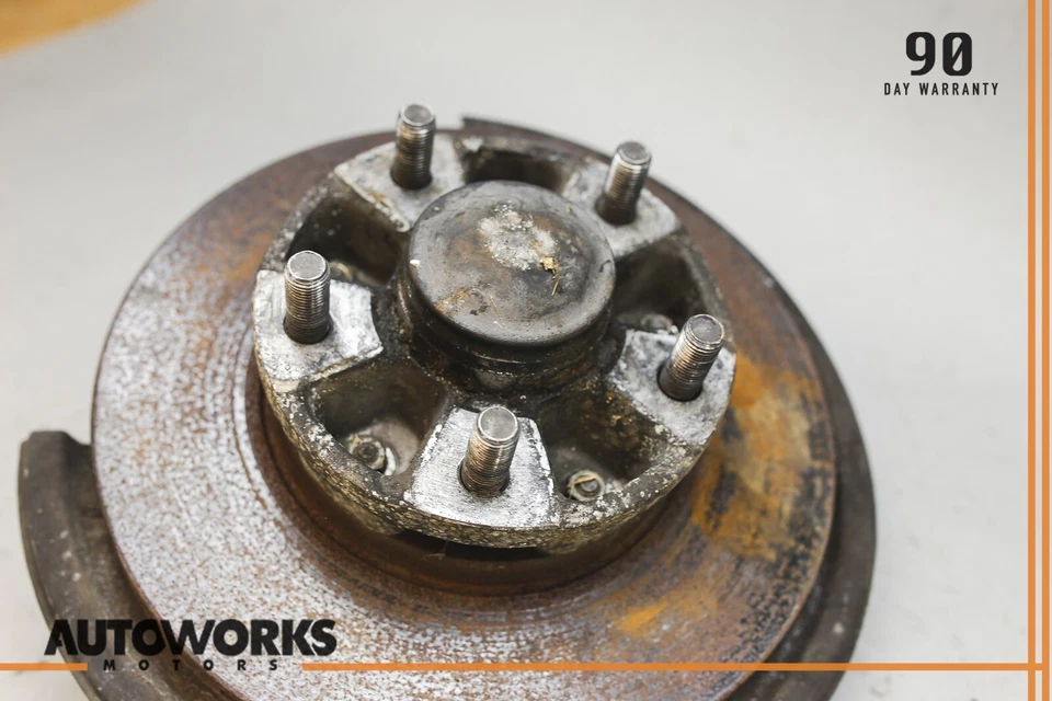 83-87 Porsche 944 eje delantero derecho nudillo buje de rueda con rotor OEM Foto 3 de 4