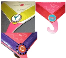 SwitchFlops Flip Flop Straps Martini Lobster Flower Lindsay Phillips Fits Sz 7/8