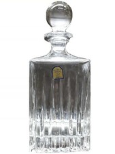 Bottiglia Brandy Whisky, in Cristallo, marca DaVinci, mod.Prato, nuovo,scontato