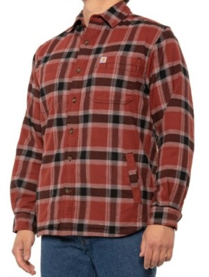 Carhartt 104450 Rugged Flex Fleece Lined Long Sleeve Men's size 