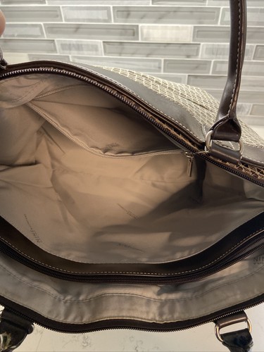 NINE & COMPANY by NINE WEST Shoulder Bag Satchel Hangbag Tote. Brown Tones - Picture 8 of 15