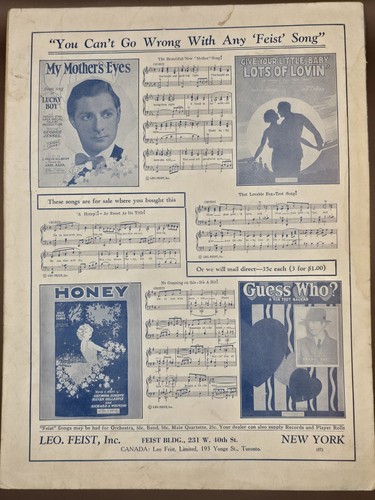 1928 Vintage Sheet Music-CAN YOU BLAME ME-Waltz Ballad-Banjo-Milton Charles-VTG - Picture 6 of 6