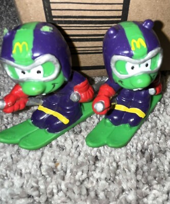 Vintage 1984 McDonalds Happy Meal Toy Lot (22) Astrosnik Green