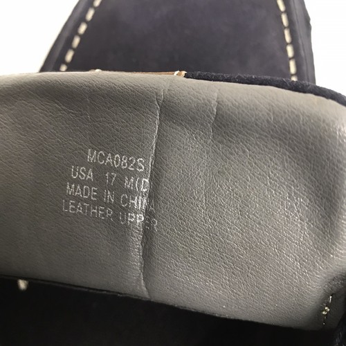 Propet Scarpe da Barca Uomo Pomeroy Navy Pelle Casual 17 Extra Larghe (EEE) - Foto 12 di 12